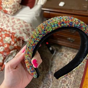 Multi -colored sparkly headband